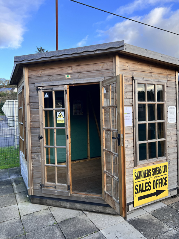 8x8 Corner Pent Summerhouse External 2 8x8 Corner Pent Summerhouse External 2